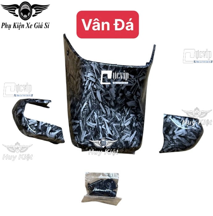 Ốp Dè Sau + Xi Nhan Trước Carbon (Tặng Ốc) Cho Dream 100cc 110cc, Dream Lùn, Dream Thái MS6662