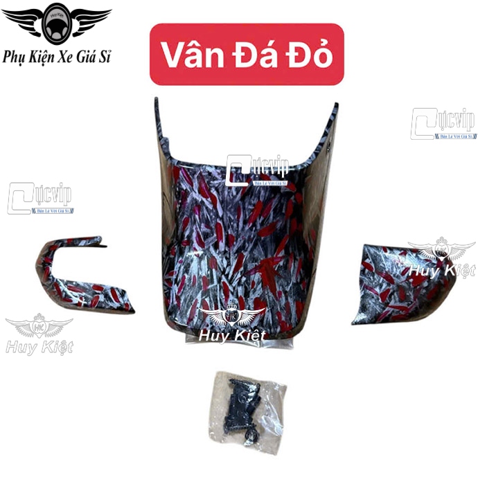 Ốp Dè Sau + Xi Nhan Trước Carbon (Tặng Ốc) Cho Dream 100cc 110cc, Dream Lùn, Dream Thái MS6662