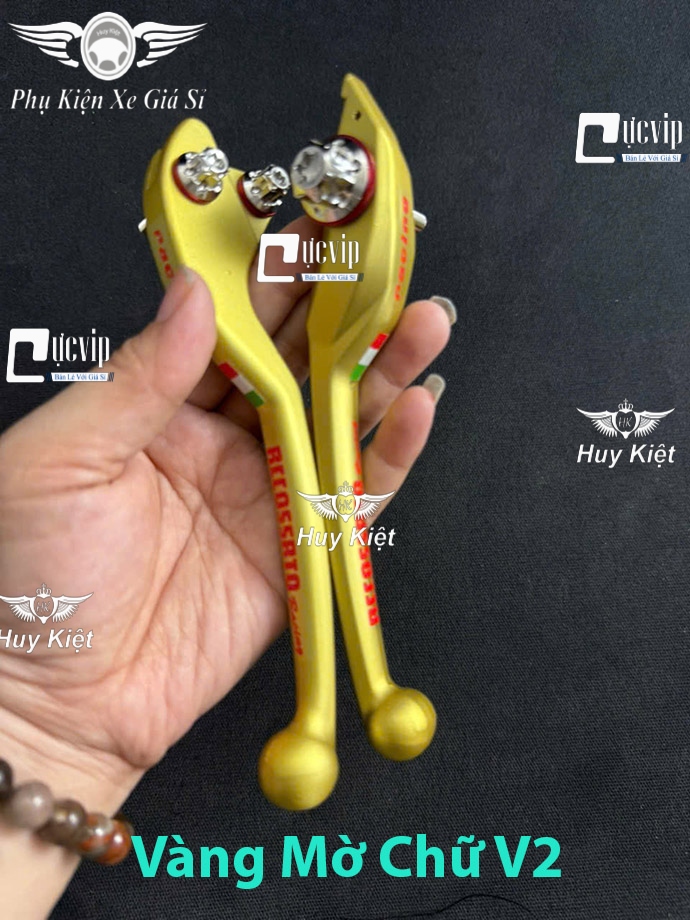 Cặp Tay Thắng Nhôm + 3 Ốc Tay Thắng Inox 304 D3 Tặng LĐ Đỏ Vario 2018 - 2021, Vario 2022 - 2025 125cc MS6678