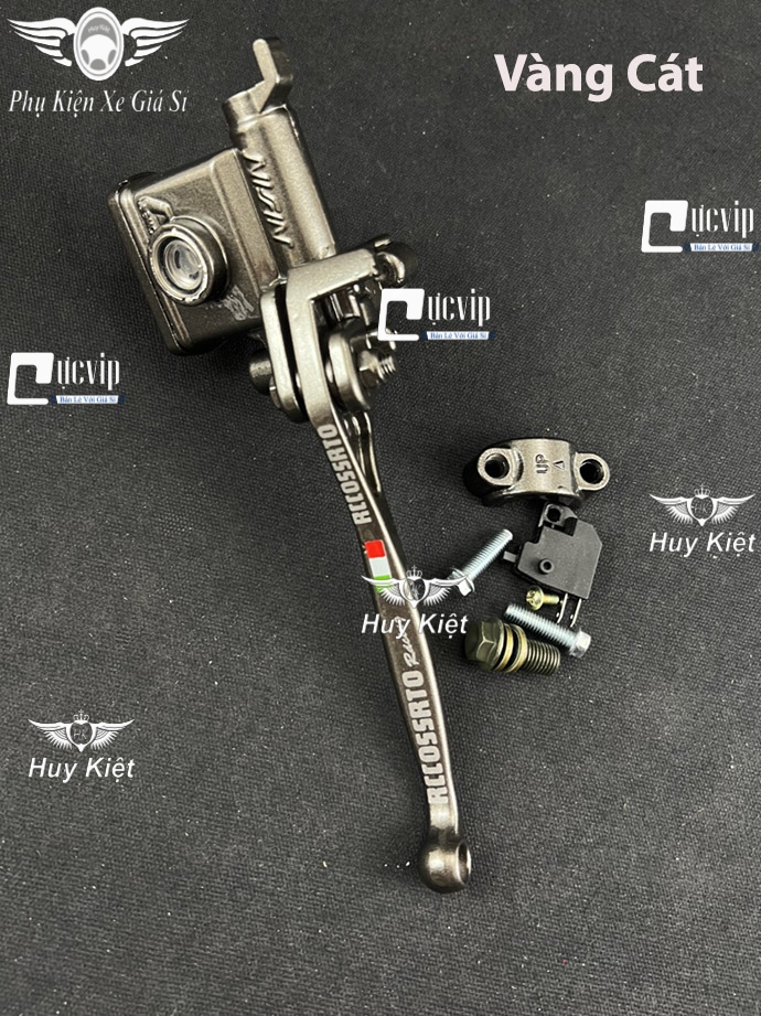 Tay Thắng Dầu (Thắng Đĩa) Wave Nhỏ, Wave S110 RS RSX ZX, Future Neo, Future X, Fu 1 2 Mod Chữ Rccossrto Sơn Tĩnh Điện MS6558