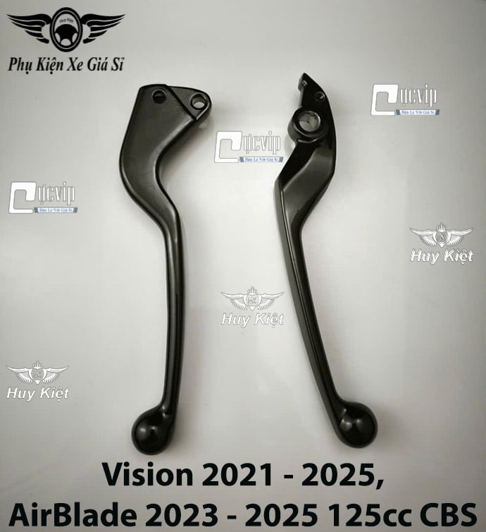 Cặp Tay Thắng (Đen Bóng) Gắn Vario, Click, AB, Vision, SH, Exciter, Winner, Raider, Satria, Vespa, Mio, Luvias, Nouvo, Lead, PS, Dylan MS6607