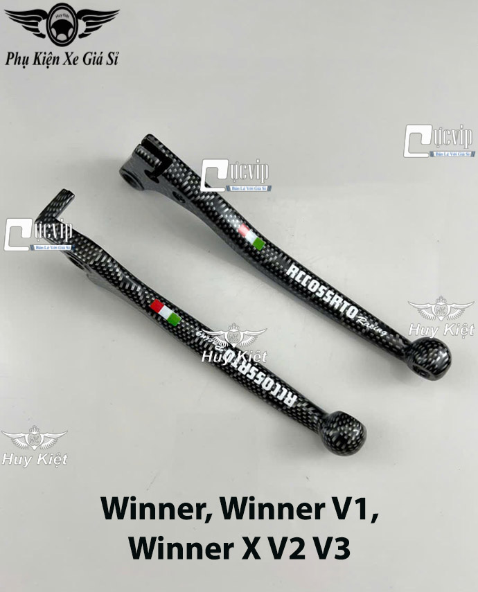 (TỔ ONG) Cặp Tay Thắng Carbon TỔ ONG Mod Chữ Rccossrto Gắn Vario, Click, AB, Vision, SH, Exciter, Winner, Raider, Satria, Mio, Luvias, Nouvo, Lead, PS, Dylan MS6642