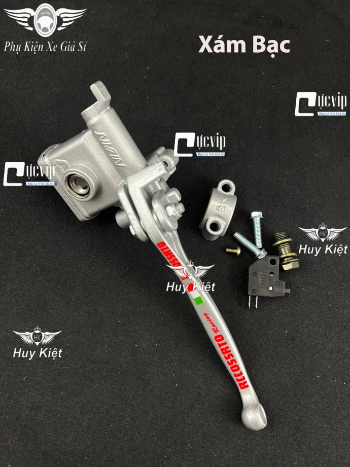 Tay Thắng Dầu (Thắng Đĩa) Wave Nhỏ, Wave S110 RS RSX ZX, Future Neo, Future X, Fu 1 2 Mod Chữ Rccossrto Sơn Tĩnh Điện MS6558