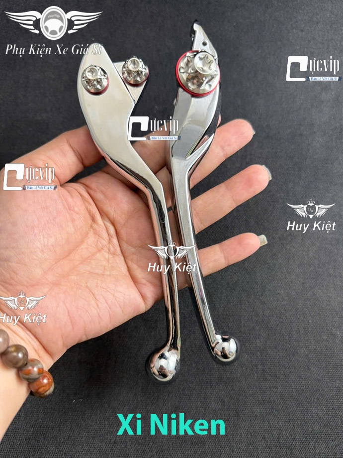 Cặp Tay Thắng Nhôm + 3 Ốc Tay Thắng Inox 304 D3 Tặng LĐ Đỏ Vario 2018 - 2021, Vario 2022 - 2025 125cc MS6678
