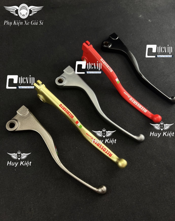 (V2 MỜ) Tay Thắng Đùm Wave A 2017 - 2024 110cc Mod Chữ Rccossrto Sơn Tĩnh Điện Mờ MS6495