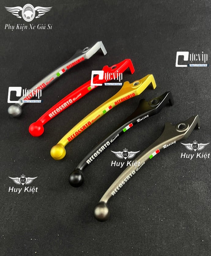 (V2 MỜ) Tay Thắng Đĩa Wave, Wave Nhỏ, Wave A, S, RS, RSX, ZX, Blade, Thái Mod Chữ Rccossrto Sơn Tĩnh Điện Mờ MS6493