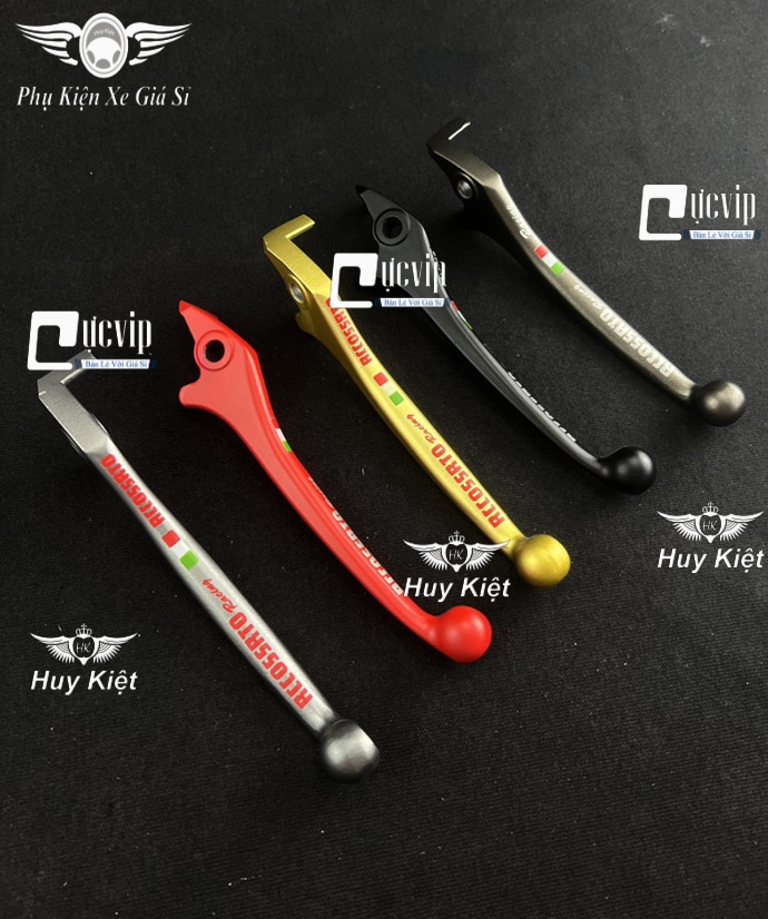 (V2 MỜ) Tay Thắng Đĩa Wave, Wave Nhỏ, Wave A, S, RS, RSX, ZX, Blade, Thái Mod Chữ Rccossrto Sơn Tĩnh Điện Mờ MS6493