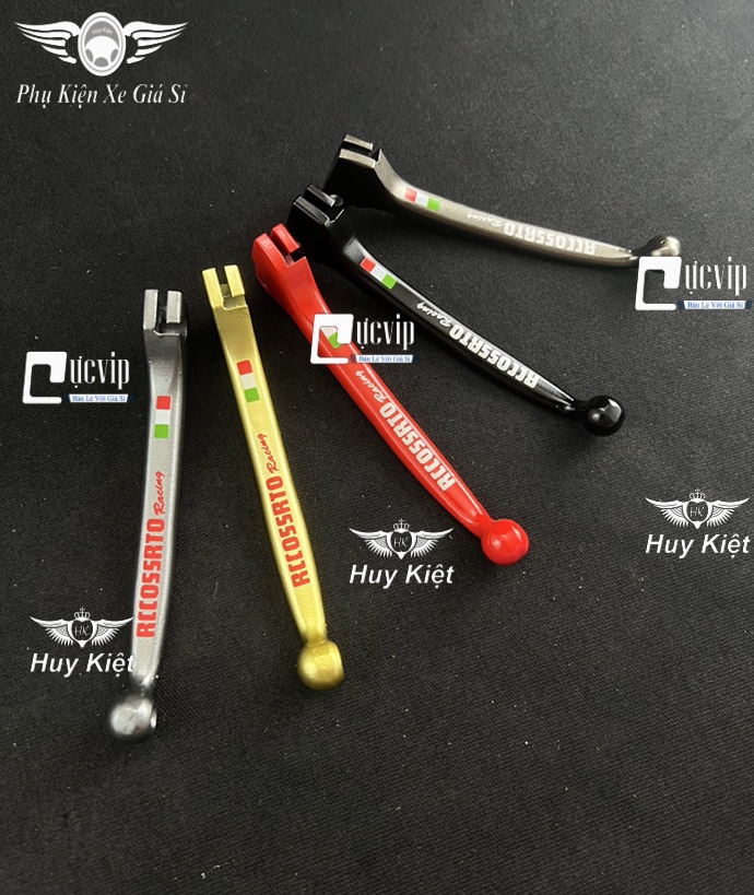 (V2 MỜ) Tay Thắng Đùm Wave Nhỏ, Wave Cũ Mod Chữ Rccossrto Sơn Tĩnh Điện Mờ MS6496
