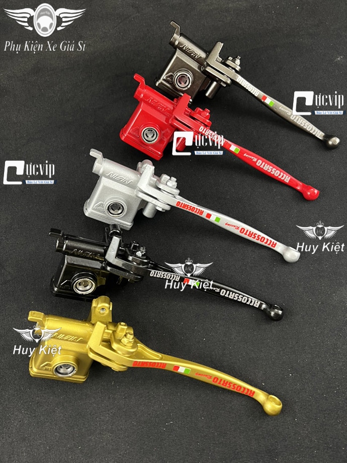 Tay Thắng Dầu (Thắng Đĩa) Wave Nhỏ, Wave S110 RS RSX ZX, Future Neo, Future X, Fu 1 2 Mod Chữ Rccossrto Sơn Tĩnh Điện MS6558