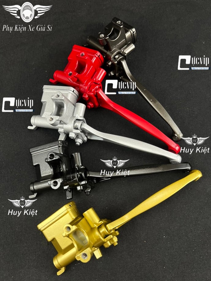 Tay Thắng Dầu (Thắng Đĩa) Wave Nhỏ, Wave S110 RS RSX ZX, Future Neo, Future X, Fu 1 2 Mod Chữ Rccossrto Sơn Tĩnh Điện MS6558