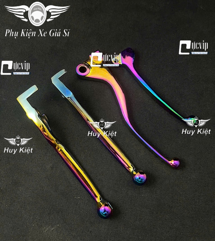 Tay Thắng Đùm, Thắng Đĩa Nhôm Xi Titan 7 Màu Wave Nhỏ, Wave A 2017, Wave Thái, Blade, A, S, RS, RSX, ZX, Sirius Xăng Cơ, Si 50cc MS6604
