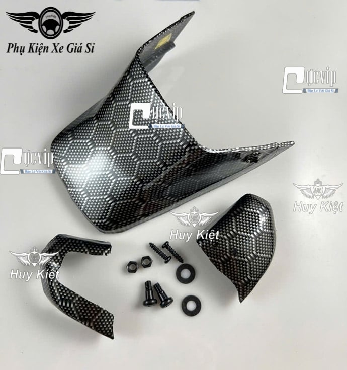 Ốp Dè Sau + Xi Nhan Trước Carbon (Tặng Ốc) Cho Dream 100cc 110cc, Dream Lùn, Dream Thái MS6662
