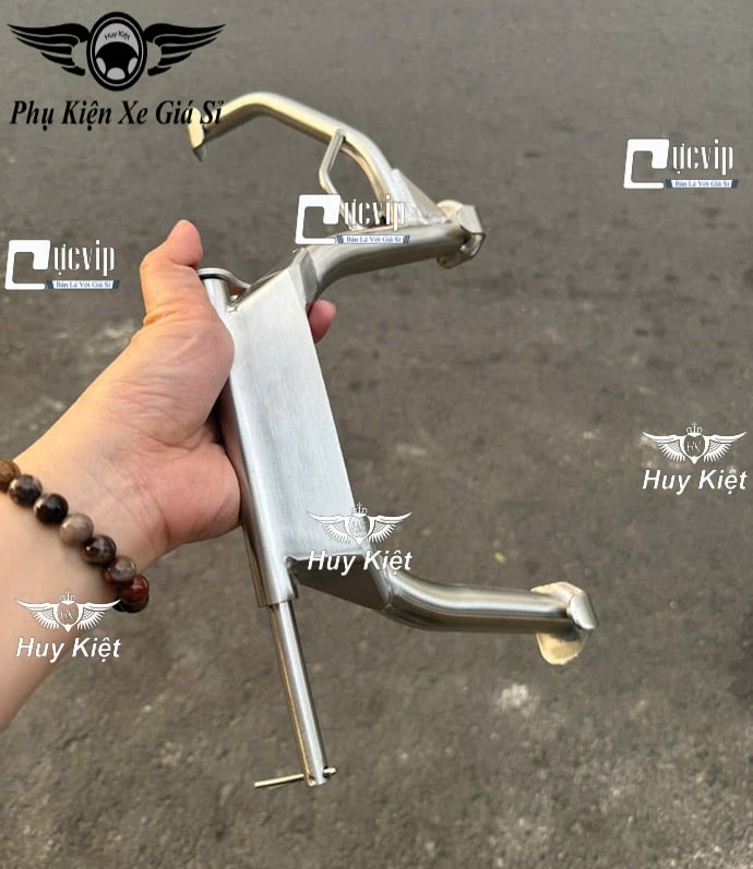 [INOX 100%] (Tặng Kèm Cốt + Lò Xo) Chân Chống Đứng Vario 2015 - 2025, Lead 2013 - 2025, AB 2016 - 2025, SH Mode 2013 - 2025, PCX 2014 - 2020 MS6665