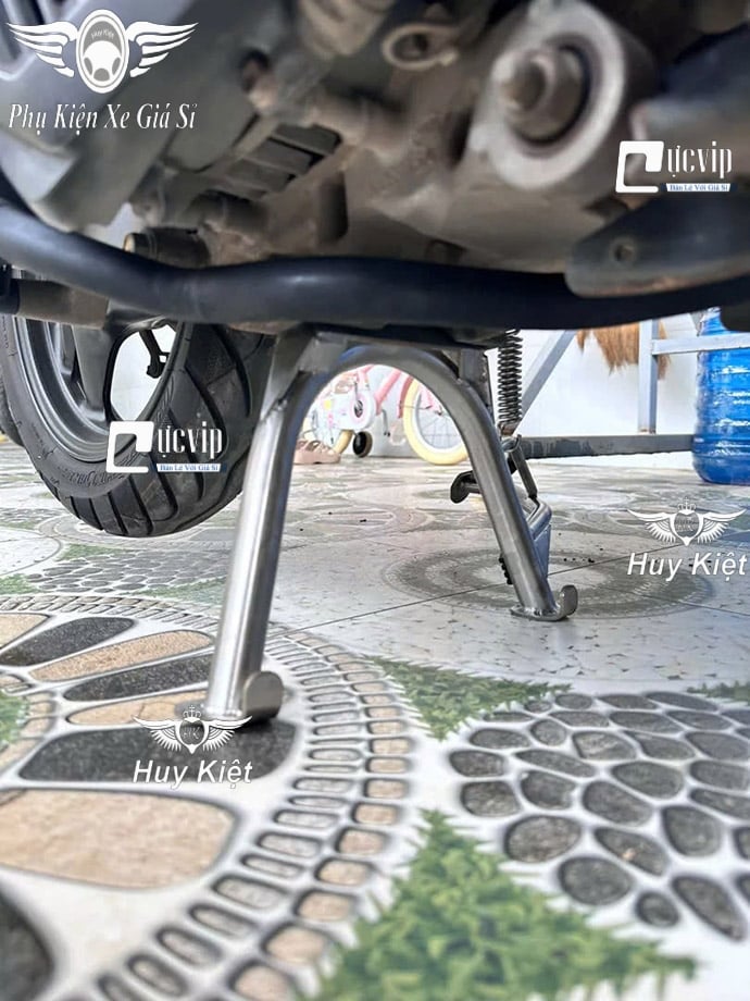 (Tặng Kèm Cốt) Chân Chống Đứng [INOX 304] SH VN 2012 - 2024, SH 350i, Mio M3 125cc, Janus, Honda 67, Cub Đời Cũ MS9999