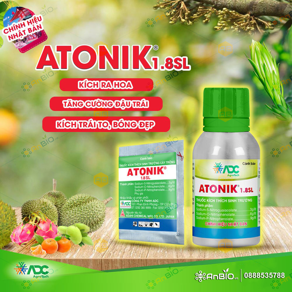 ATONIK 1.8 SL: Phục hồi cây trồng sau khi bị tác động bất lợi từ thuốc bảo vệ thực vật và môi trường