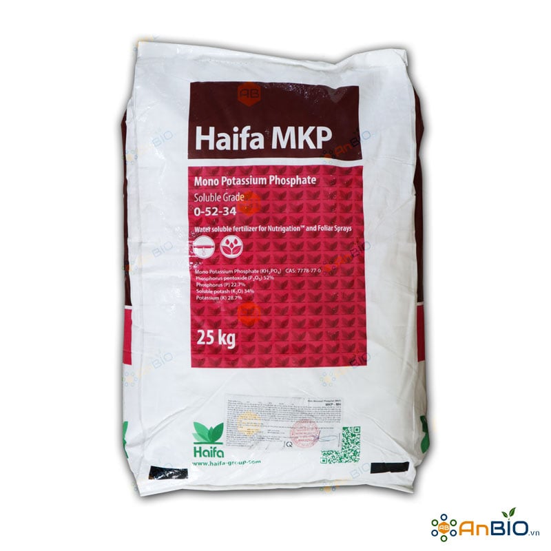 Tìm hiểu về thành phần và công dụng của Haifa MKP (Mono Potassium Phosphate) 0-52-34