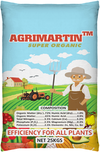 PHÂN BÓN HỮU CƠ  AGRIMARTIN SUPER ORGANIC