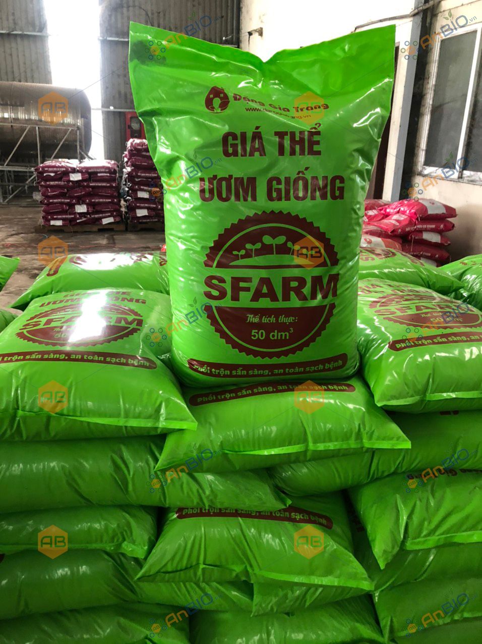 Giá thể ươm giống Sfarm