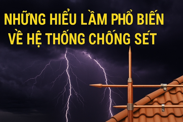 Những hiểu lầm phổ biến về hệ thống chống sét
