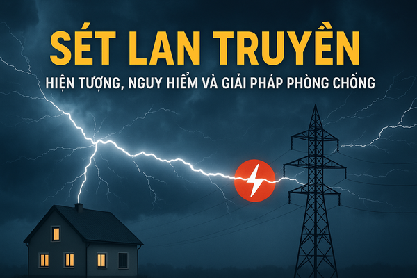 Sét Lan Truyền: Hiện Tượng, Nguy Hiểm và Giải Pháp Phòng Chống