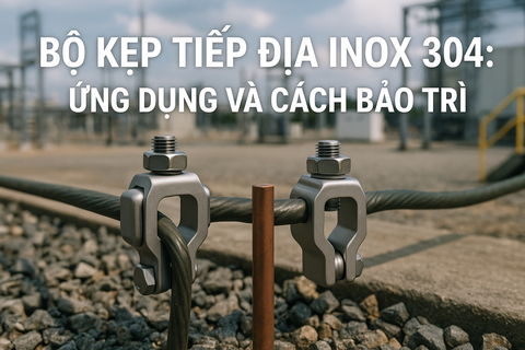 Bộ kẹp tiếp địa inox 304: Ứng dụng và cách bảo trì