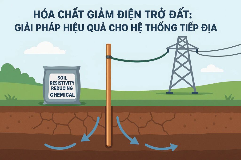 Hóa chất giảm điện trở đất: Giải pháp hiệu quả cho hệ thống tiếp địa