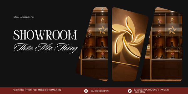 Dự án thi công showroom trầm hương – Thiên Mộc Hương
