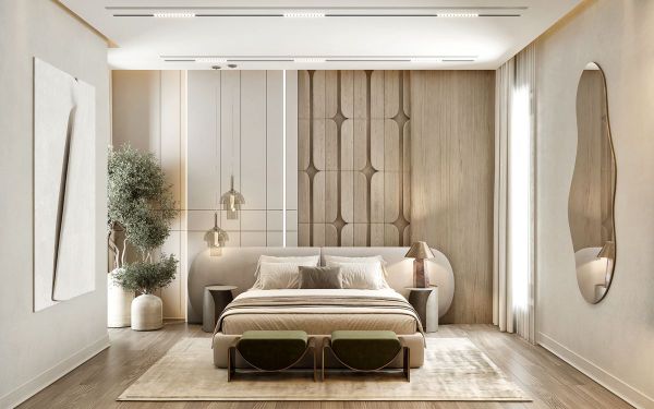 Phòng ngủ master hiện đại