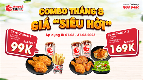 🌟 OTOKE KHAO COMBO THÁNG TÁM GIÁ SIÊU HỜI