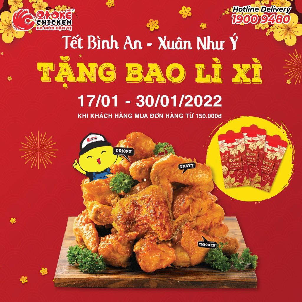 🌺 TẾT BÌNH AN - XUÂN NHƯ Ý CÙNG OTOKÉ CHICKEN