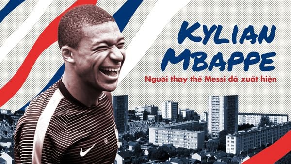 KYLIAN MBAPPE, người thay thế MESSI đã xuất hiện