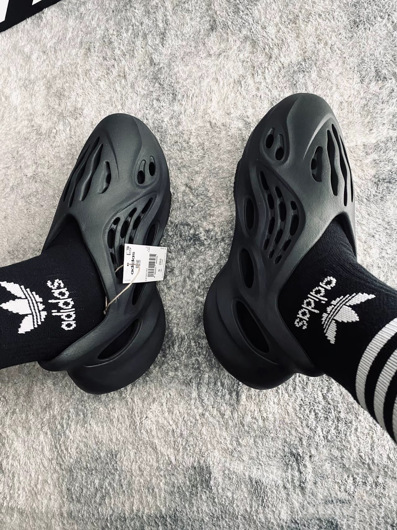 Adidas Yeezy Foam Runner RNR Onyx 'Black' - HP8739 - Hàng Chính Hãng