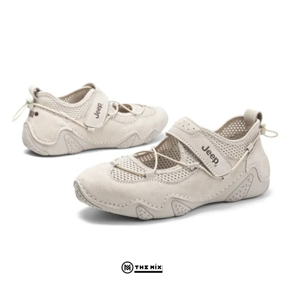 Jeep Mary Jane Sandals Outdoor Light Gray PX241WAS932