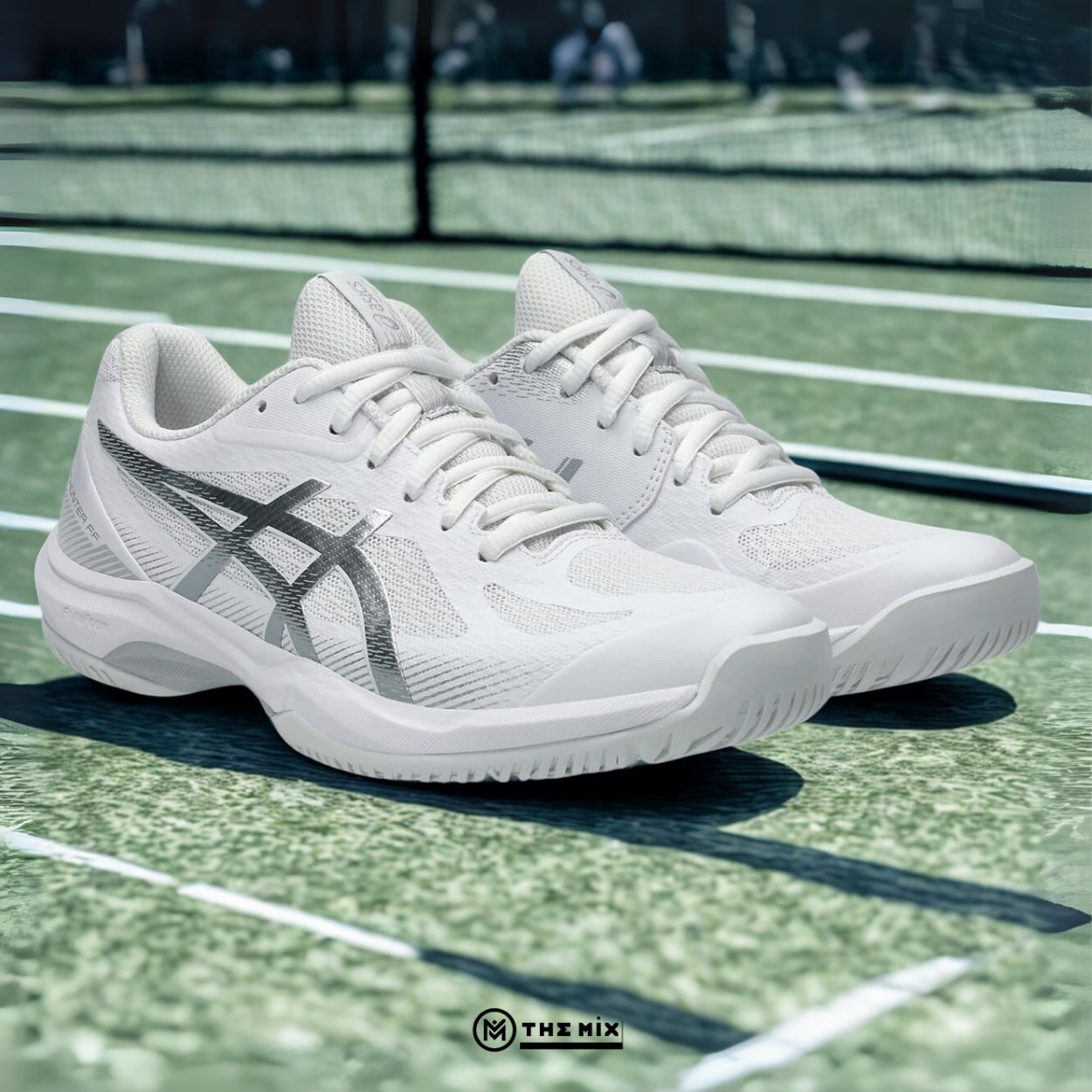Asics Court Hunter FF White Pure Silver - 1072A112-102 - Chính Hãng