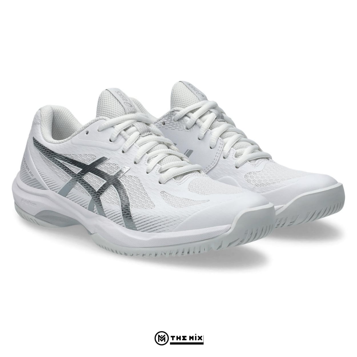 Asics Court Hunter FF White Pure Silver - 1072A112-102 - Chính Hãng