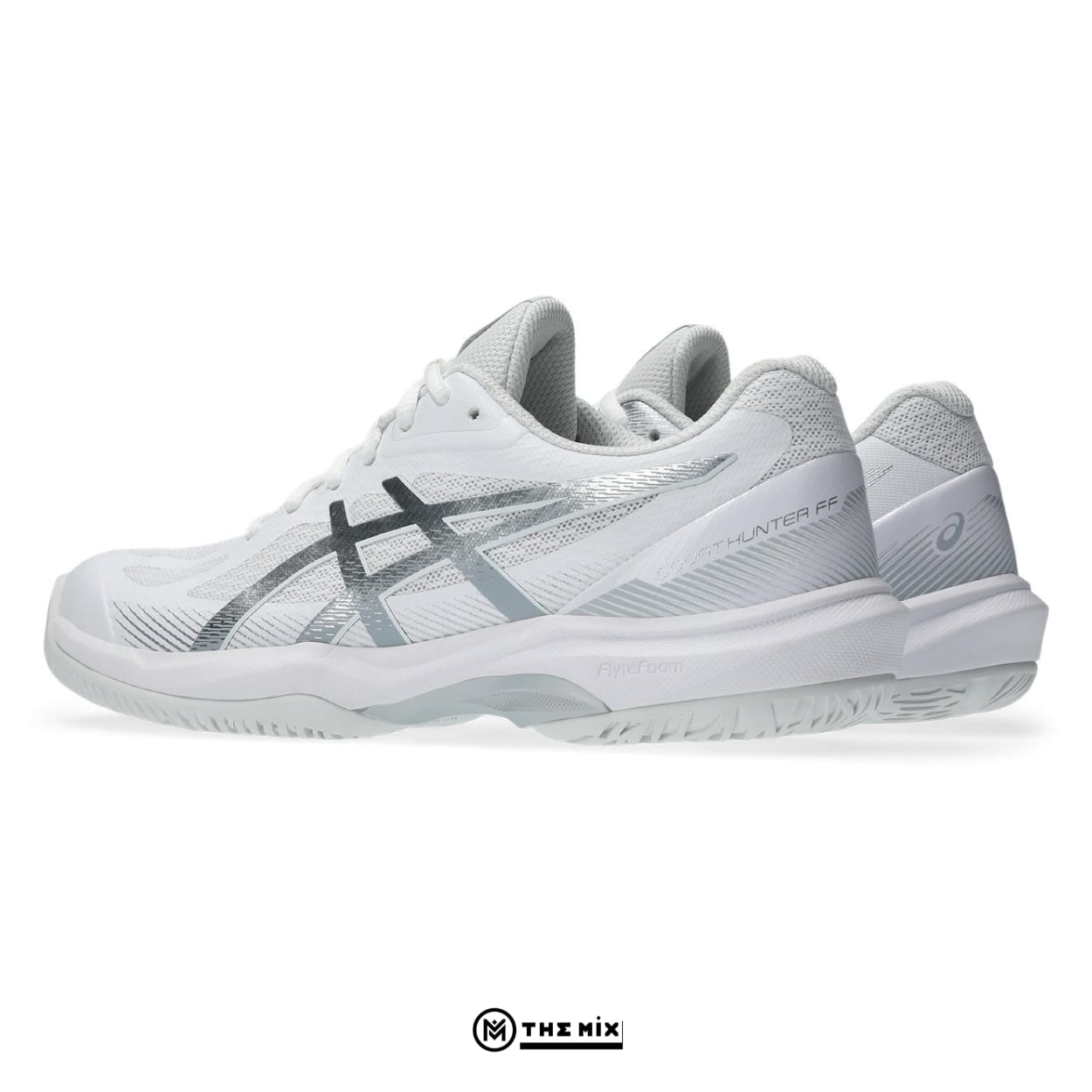 Asics Court Hunter FF White Pure Silver - 1072A112-102 - Chính Hãng