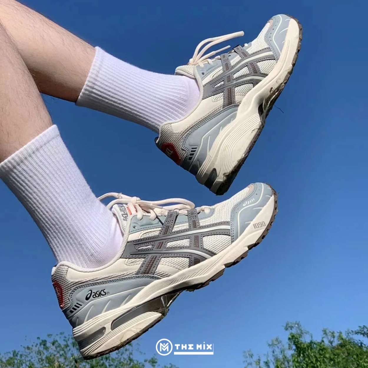 ASICS Gel-1090 'Cream Grey Blue' - 1203A243-021 - Chính Hãng