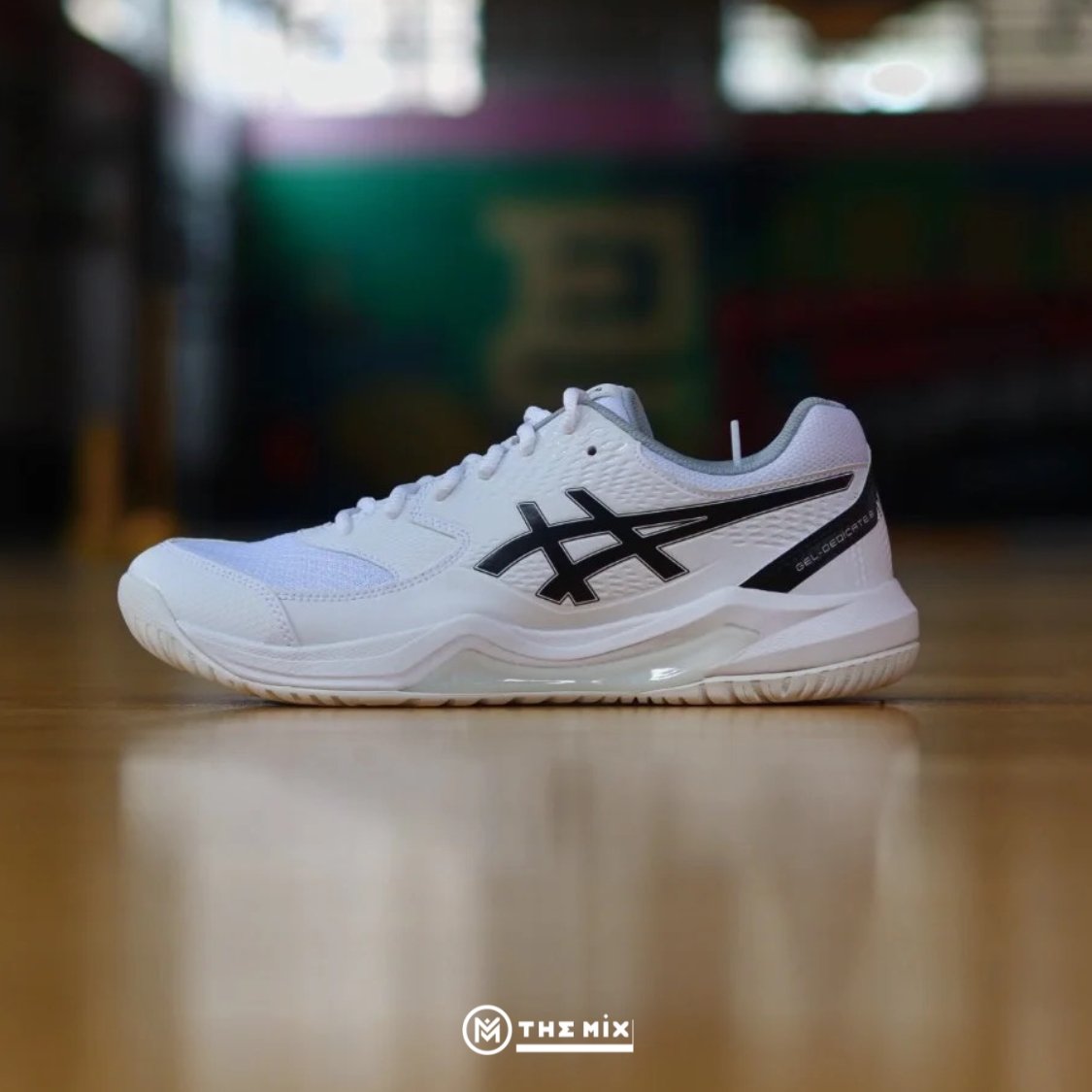 Asics Gel Dedicate 8 Trắng Đen - 1041A408-101 - Hàng Chính Hãng