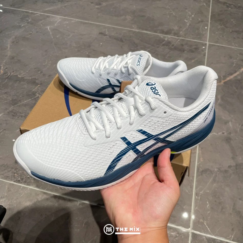 Asics Gel-Game 9 Clayoc White Mako Blue - 1041A358-104