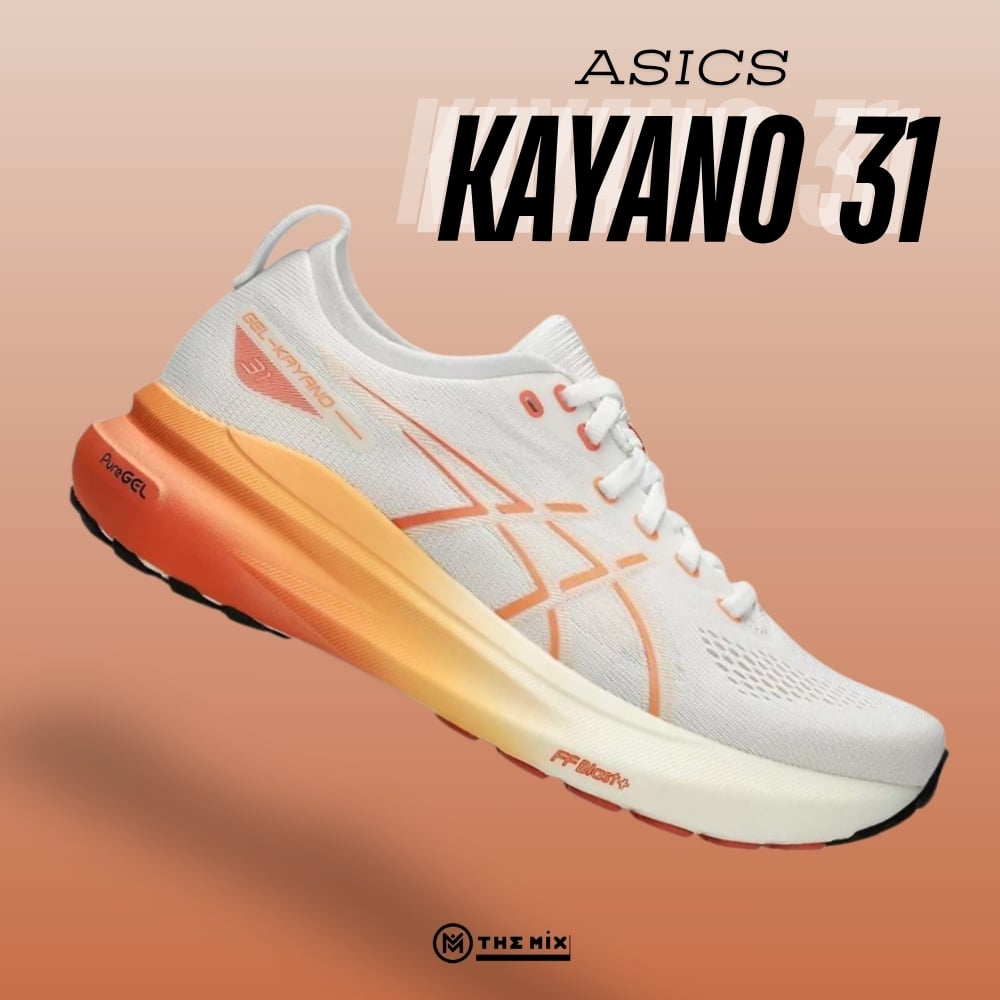Asics Gel-Kayano 31 White Faded Orange - 1012B670-100 - Chính Hãng