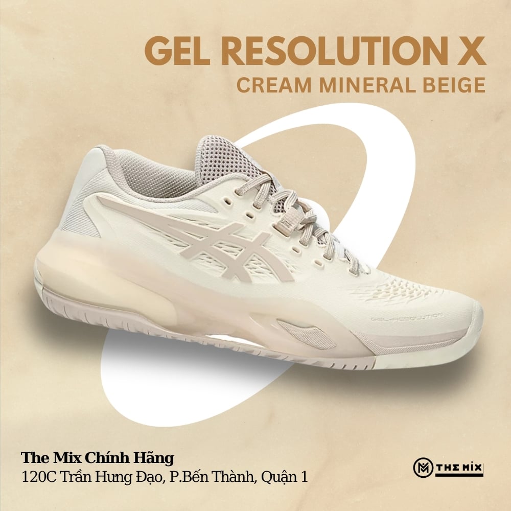 Asics Gel Resolution X Cream Mineral Beige 1042A279 101