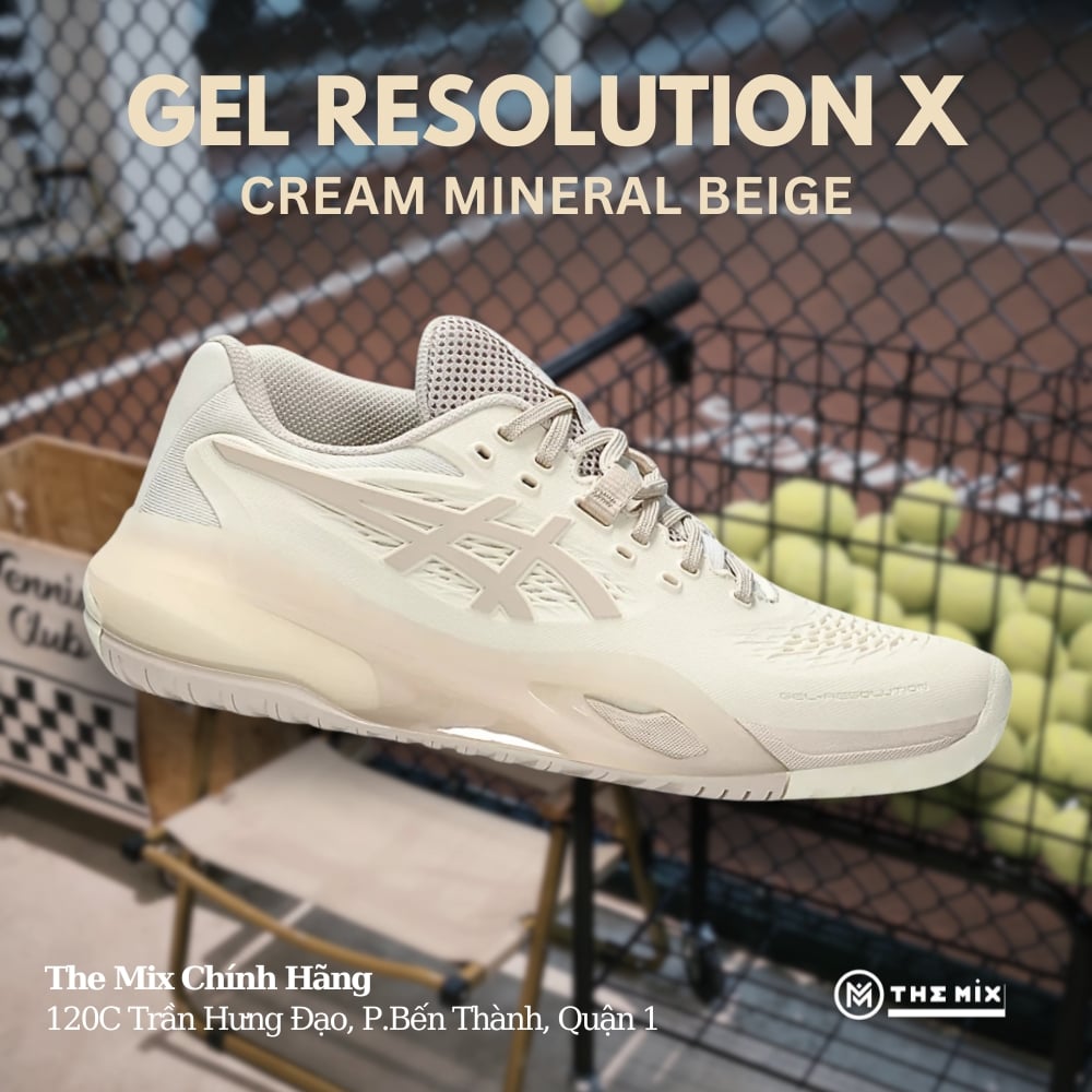 Asics Gel Resolution X Cream Mineral Beige 1042A279 101