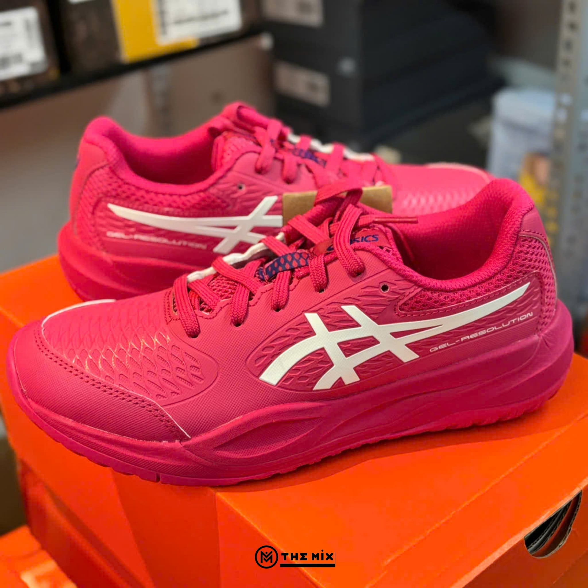Asics Gel-Resolution X GS Bright Rose Cream - 1044A081-700 Chính