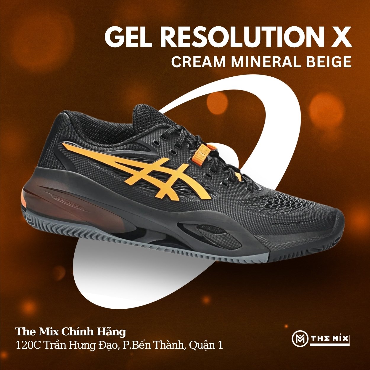 Asics Gel Resolution X Shocking Orange - 1041A481 001 - Chính Hãng