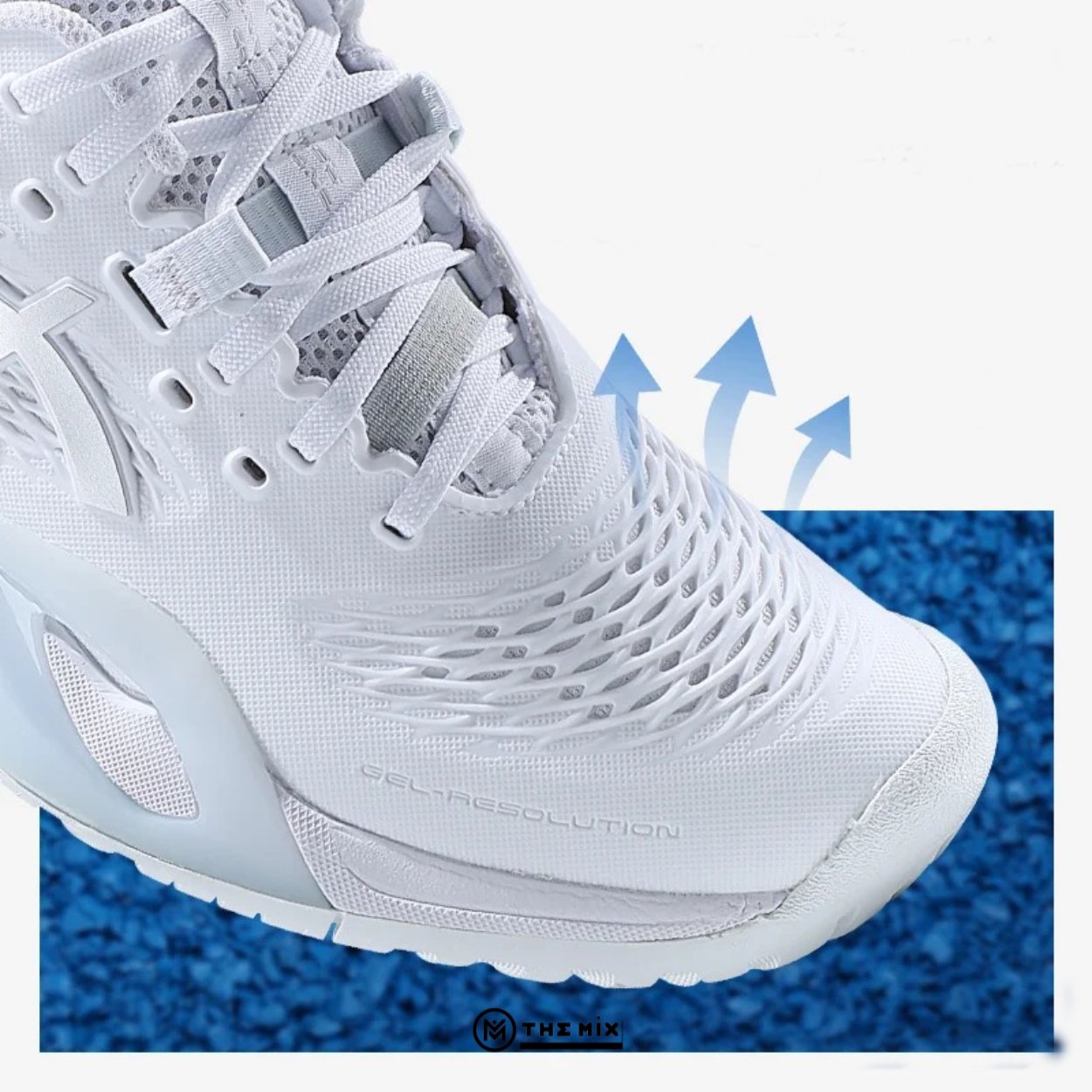 Asics Gel Resolution X 'White Pure Silver' - 1042A279-100 - Chính Hãng