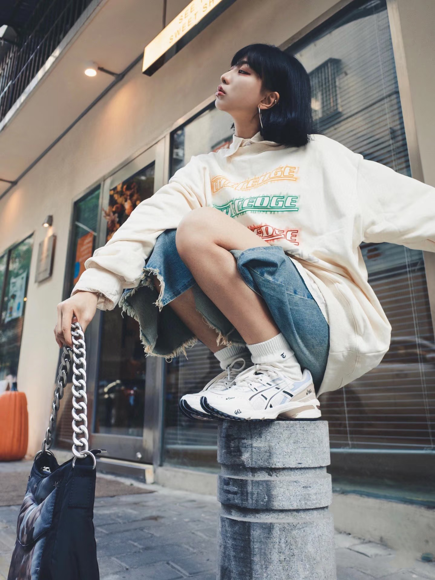 Asics Gel-1090 Cream Brown - 1203A243-023 - Hàng Chính Hãng