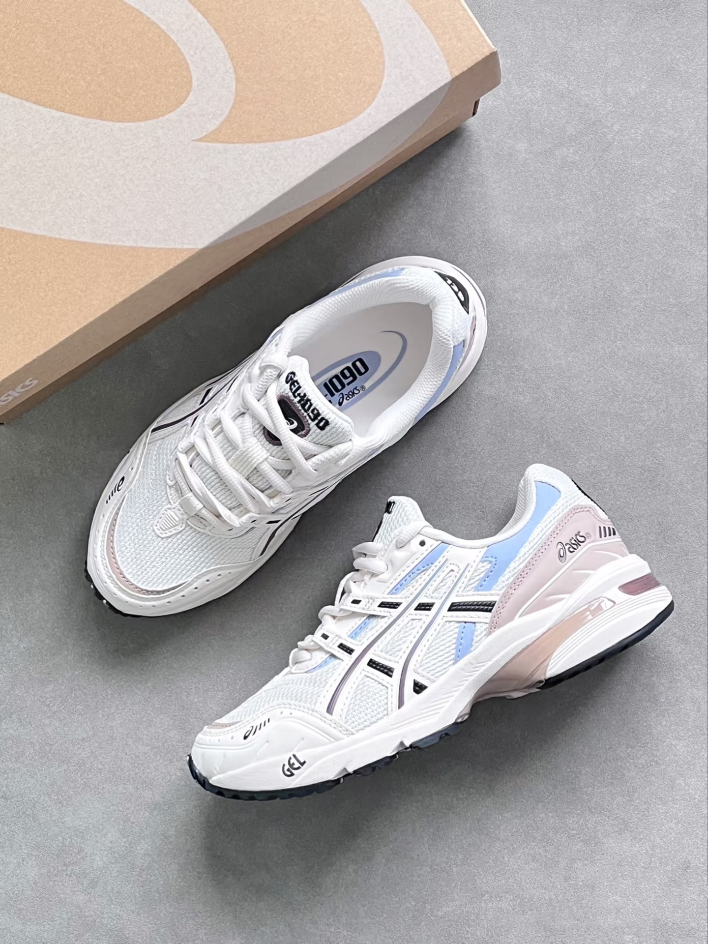 Asics Gel-1090 Cream Brown - 1203A243-023 - Hàng Chính Hãng
