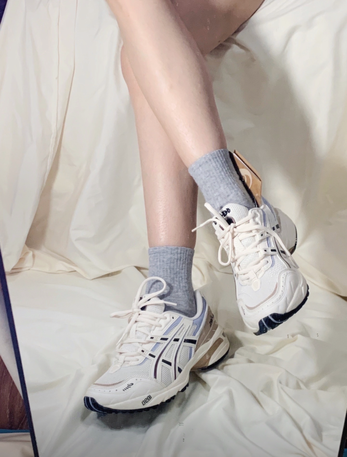 Asics Gel-1090 Cream Brown - 1203A243-023 - Hàng Chính Hãng