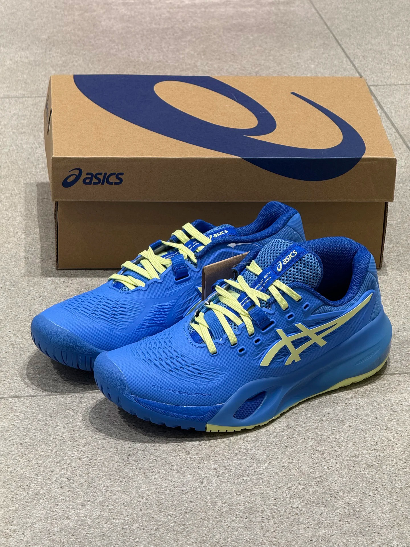 Asics Gel-Resolution X 'Blue Coast' - 1042A279-400 Hàng Chính Hãng
