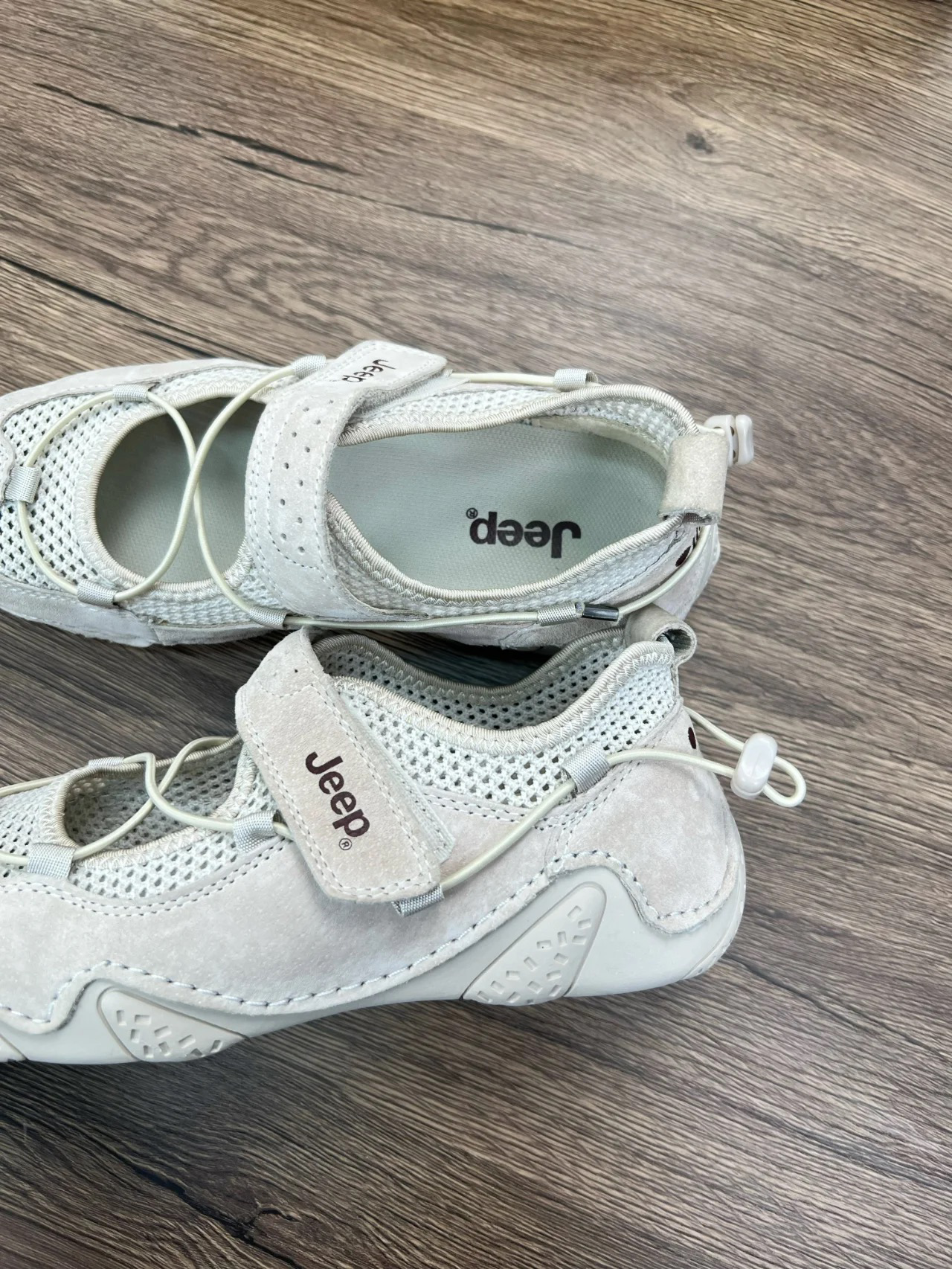 Jeep Mary Jane Sandals Outdoor Light Gray PX241WAS932 Hàng Chính Hãng